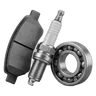 Small tidy group of auto spare parts