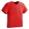 Neatly folded red t-shirt