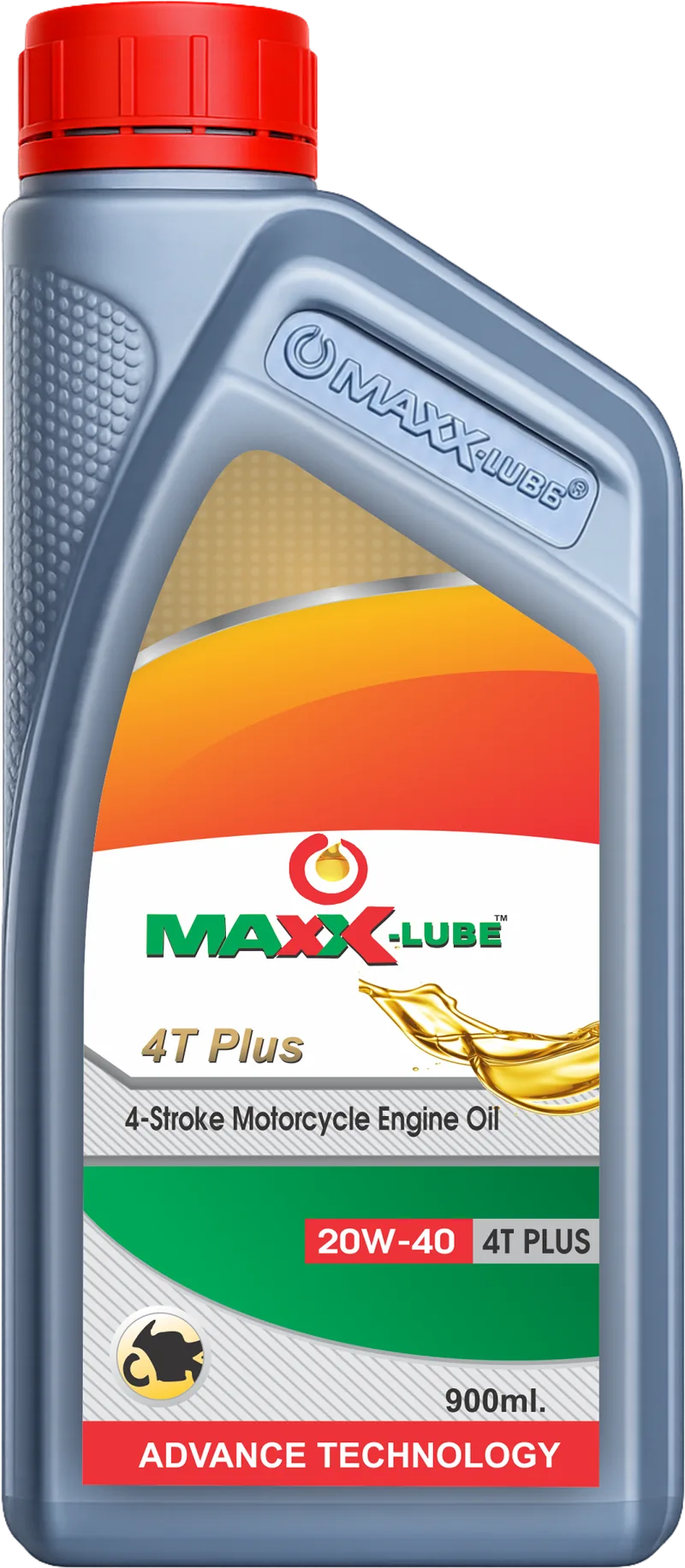 MAXX-LUBE ADV 4T PLUS 20W-40 API SJ motorcycle engine oil, 900 ml bottle