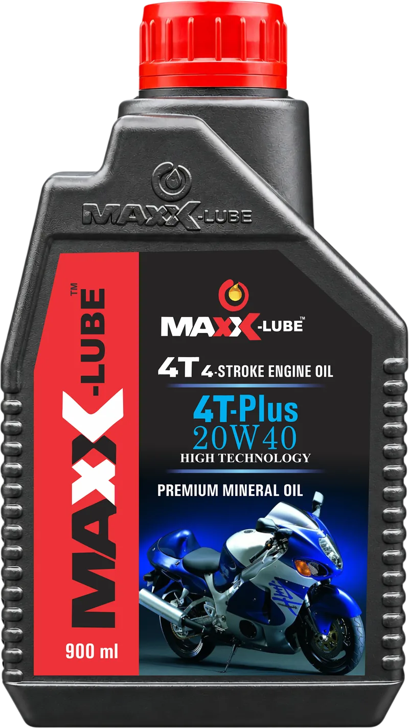 MAXX-LUBE 4T PLUS 20W-40 API SM premium mineral engine oil, 900 ml bottle