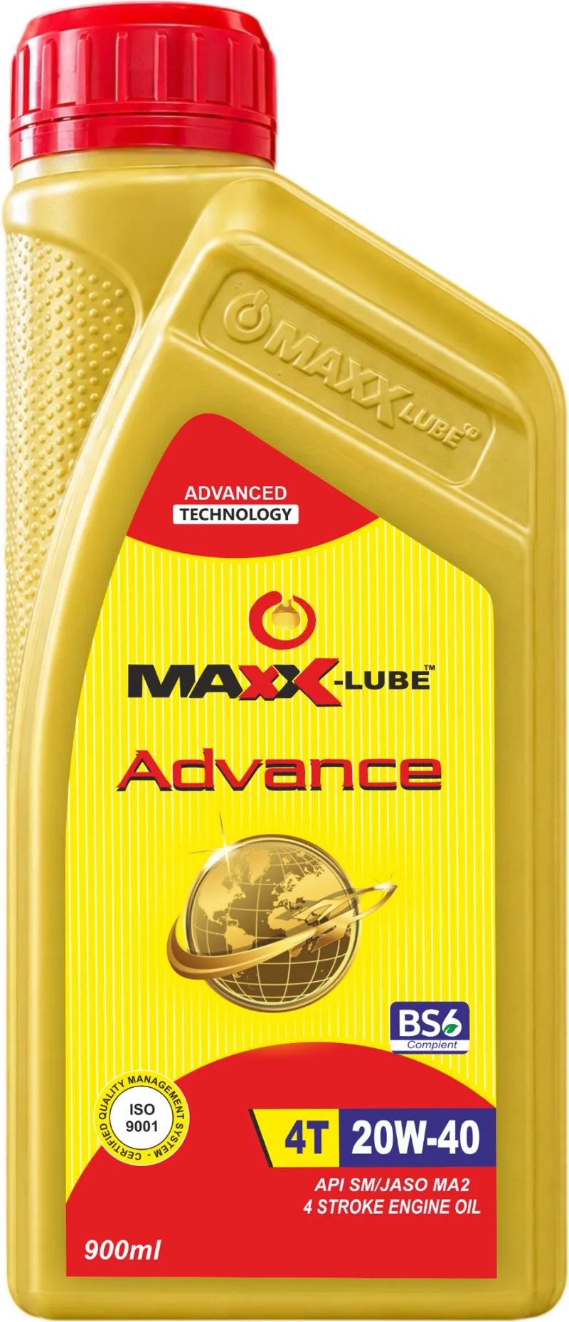 MAXX-LUBE ADVANCE GOLD 20W-40 API SM 4-stroke engine oil, 900 ml bottle