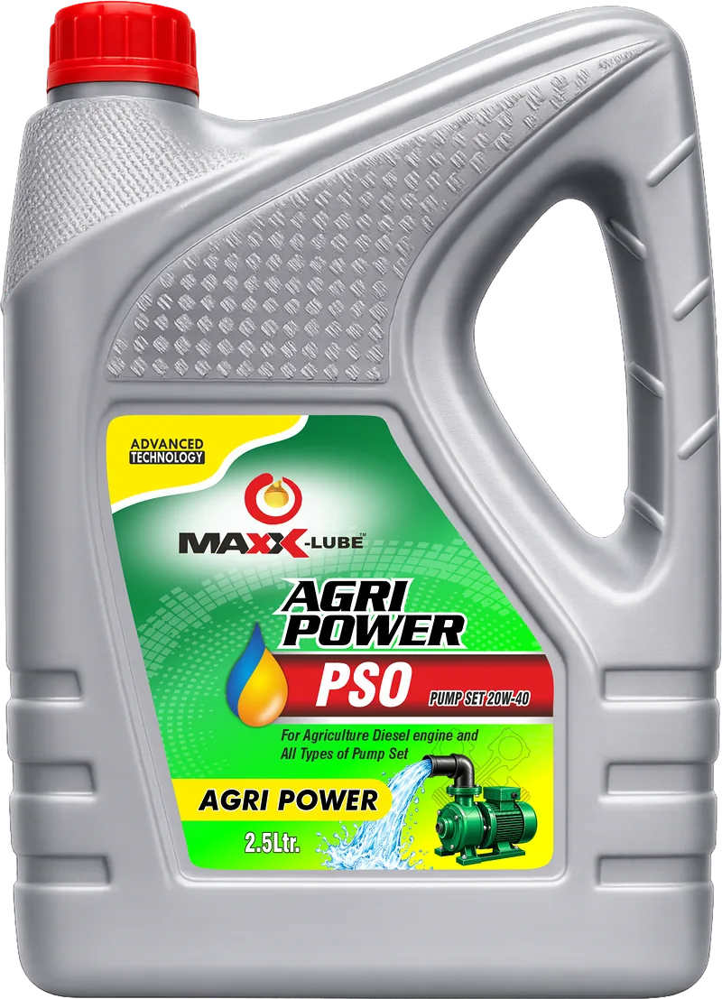 MAXX-LUBE AGRI POWER PSO pump set oil 20W-40 for agriculture diesel engines and pump sets, 2.5 litre can