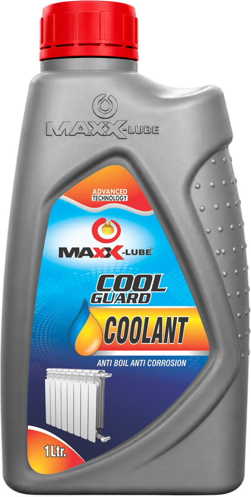MAXX-LUBE COOL GUARD anti boil anti corrosion coolant, 1 litre grey bottle