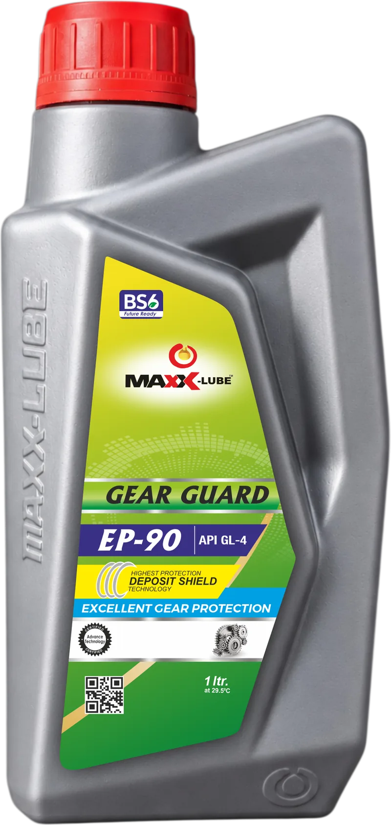MAXX-LUBE GEAR GUARD EP-90 API GL-4 gear oil with Deposit Shield, 1 litre BS6 bottle