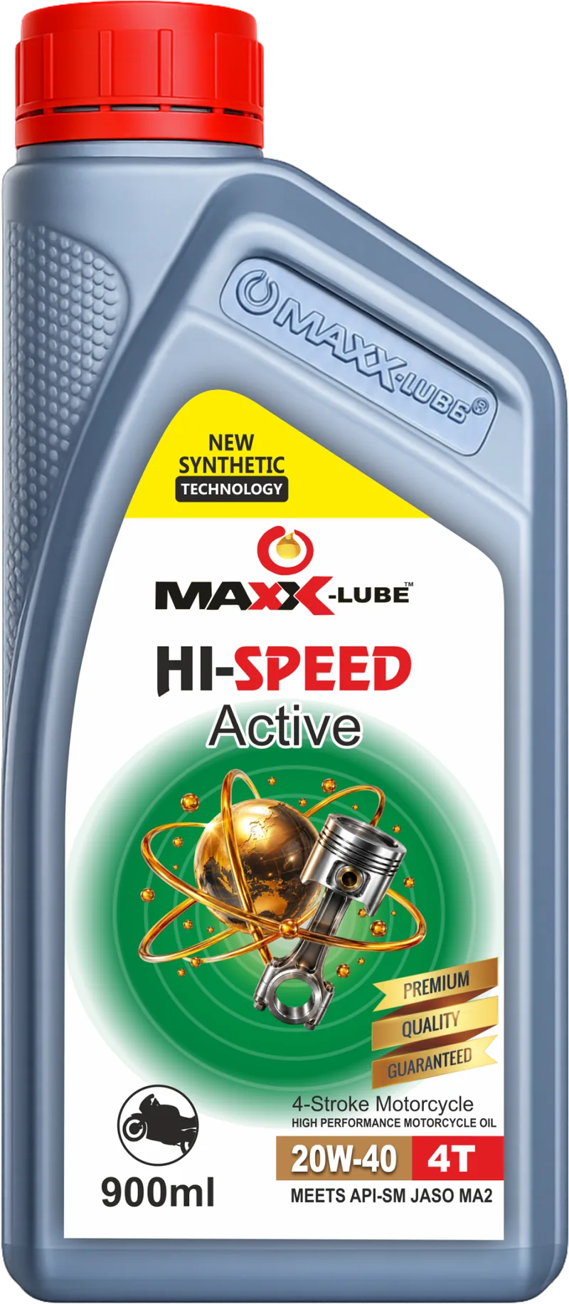 MAXX-LUBE HI-SPEED 20W-40 API SM 4T engine oil, 900 ml bottle
