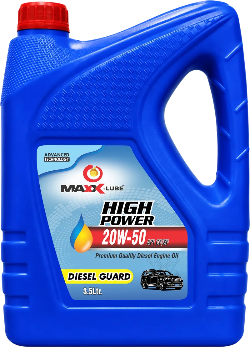 MAXX-LUBE HIGH POWER 20W-50 API CF/SF premium diesel engine oil, 3.5 litre can