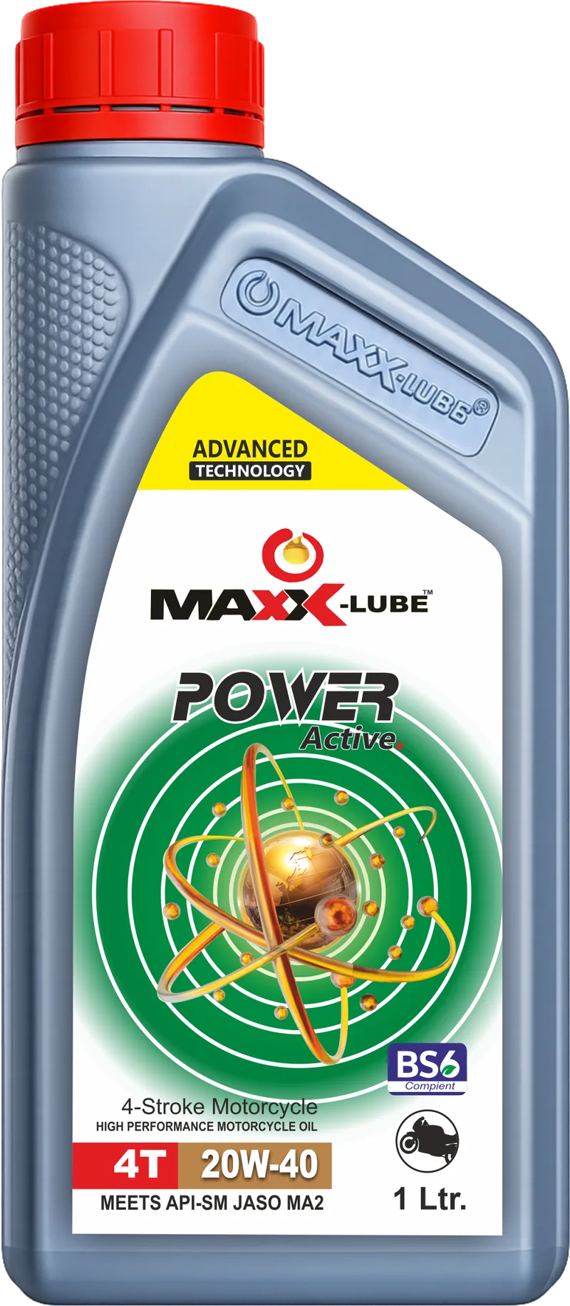 MAXX-LUBE POWER ACTIVE+ 20W-40 API SM motorcycle engine oil, 1 litre bottle