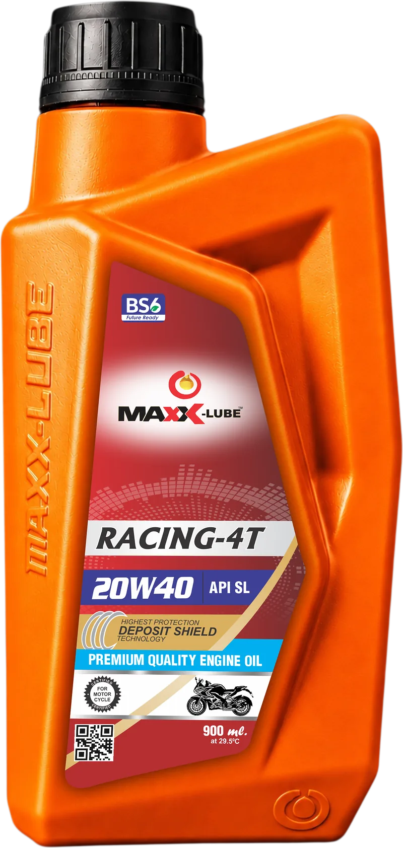 MAXX-LUBE RACING-4T 20W-40 API SL engine oil, 900 ml bottle