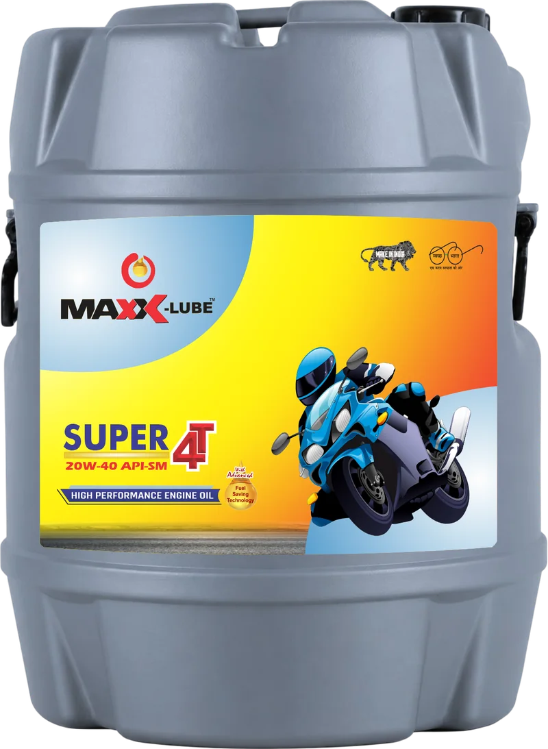 MAXX-LUBE SUPER 4T 20W-40 API SM high performance engine oil, 50 litre carboy
