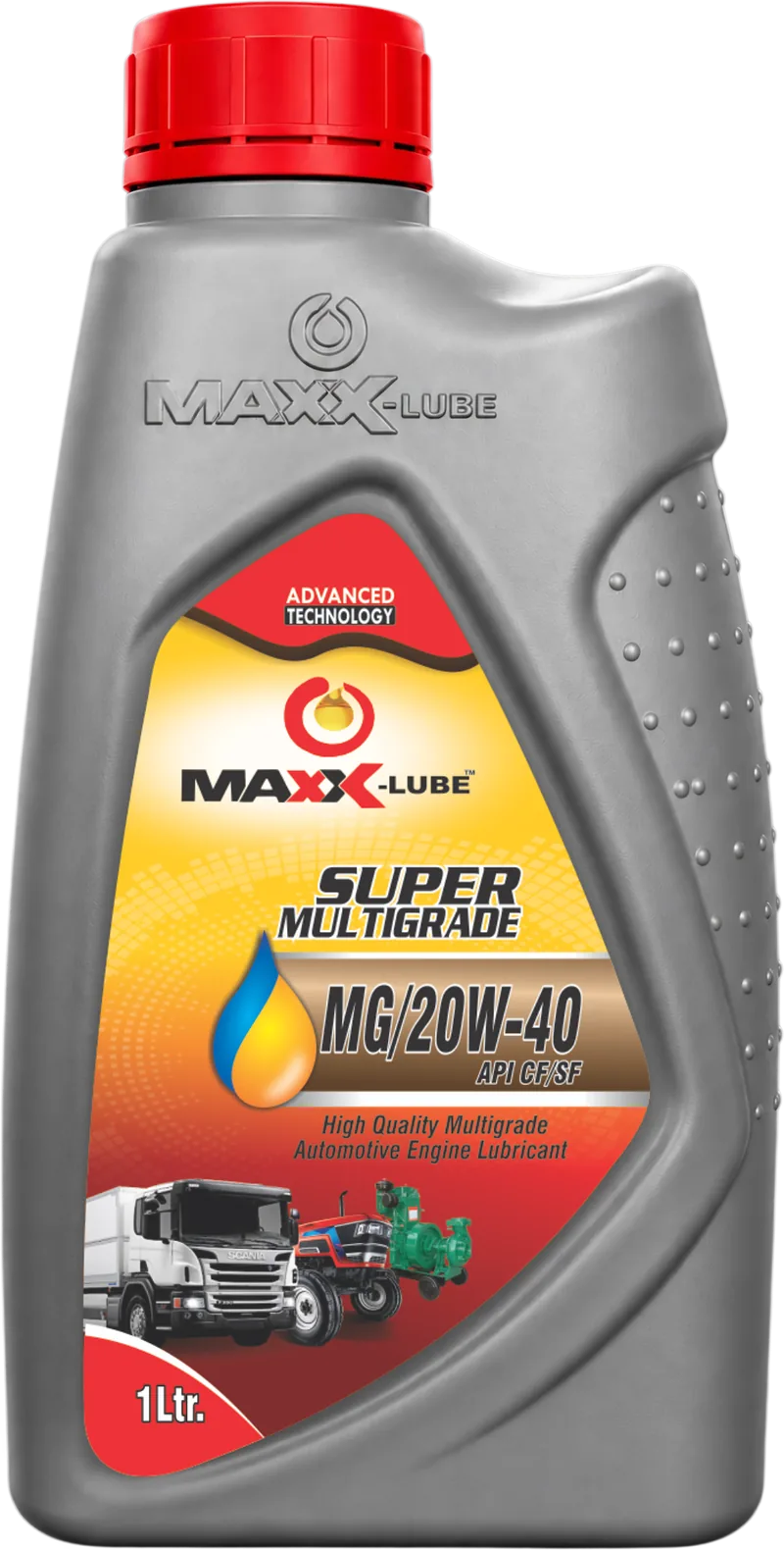 MAXX-LUBE SUPER MULTIGRADE MG/20W-40 API CF/SF engine oil, 1 litre bottle