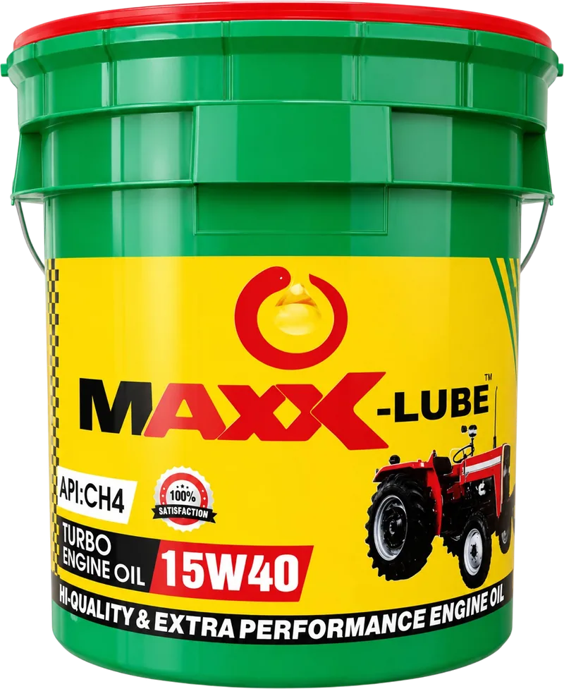 MAXX-LUBE TURBO ENGINE OIL 15W40 API CH-4 hi-quality and extra performance engine oil bucket