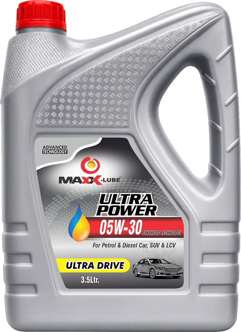 MAXX-LUBE ULTRA POWER 5W-30 synthetic technology engine oil for petrol and diesel cars, 3.5 litre can