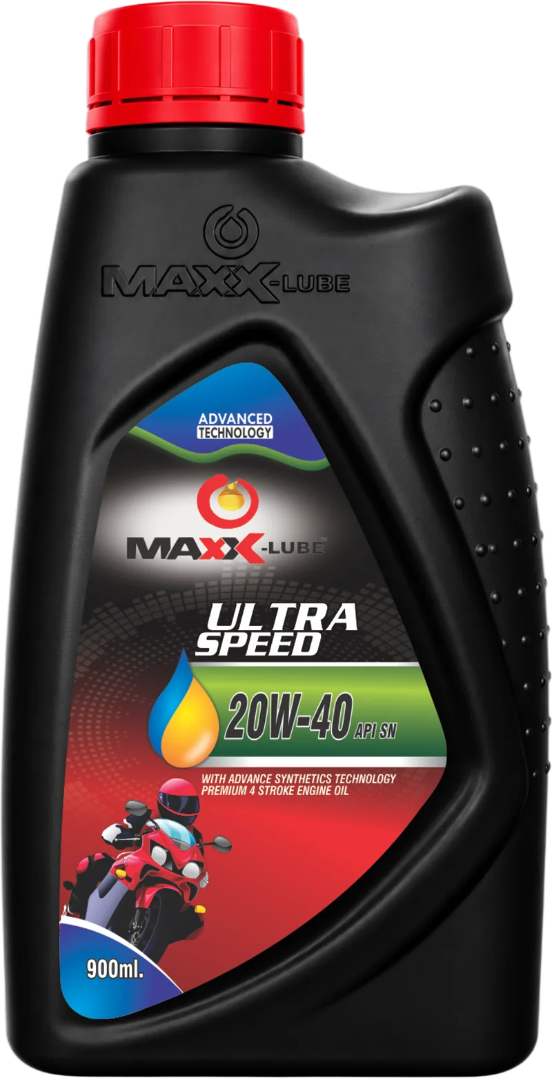 MAXX-LUBE ULTRA SPEED 20W-40 API SN 4-stroke engine oil, 900 ml bottle