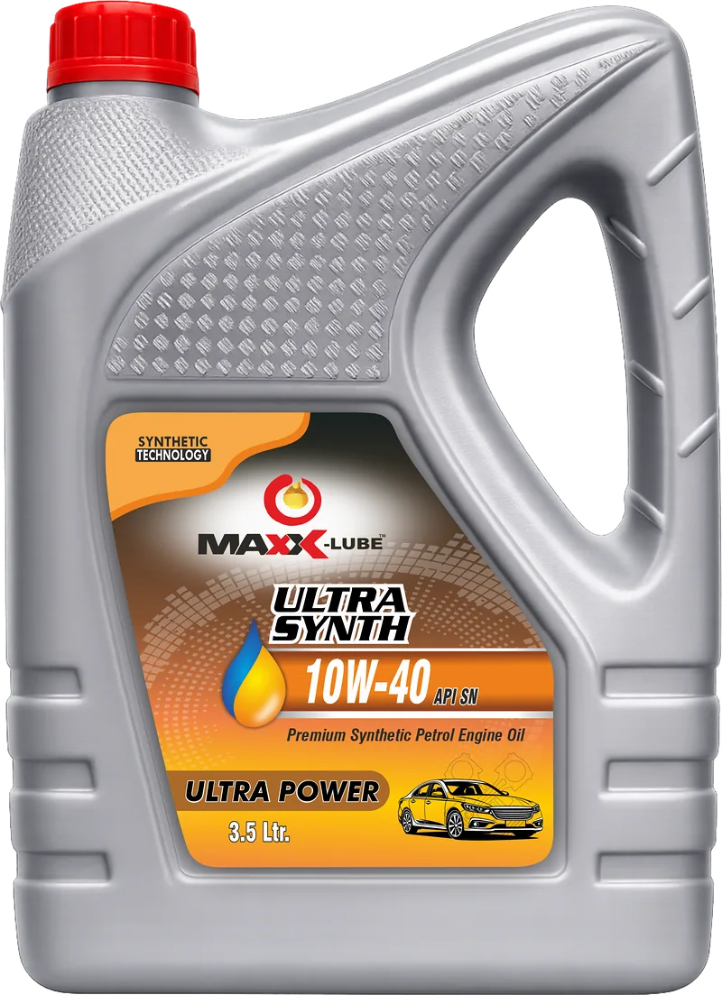 MAXX-LUBE ULTRA SYNTH 10W-40 API SN premium synthetic petrol engine oil, 3.5 litre can
